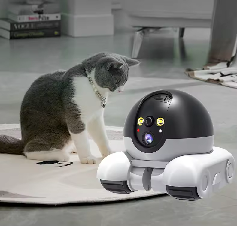 Home Security Robots - Kamera Robot Lensa Ganda Nirkabel 1080P