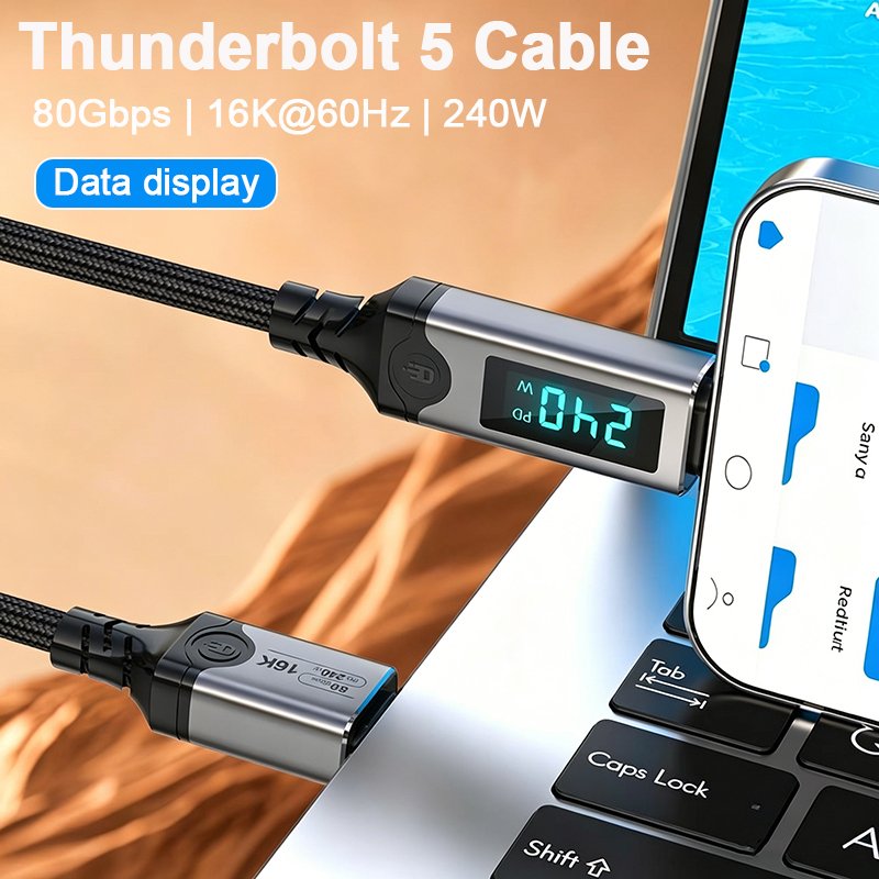 Home Security Robots - Kabel USB Type C PD240W Pengisian