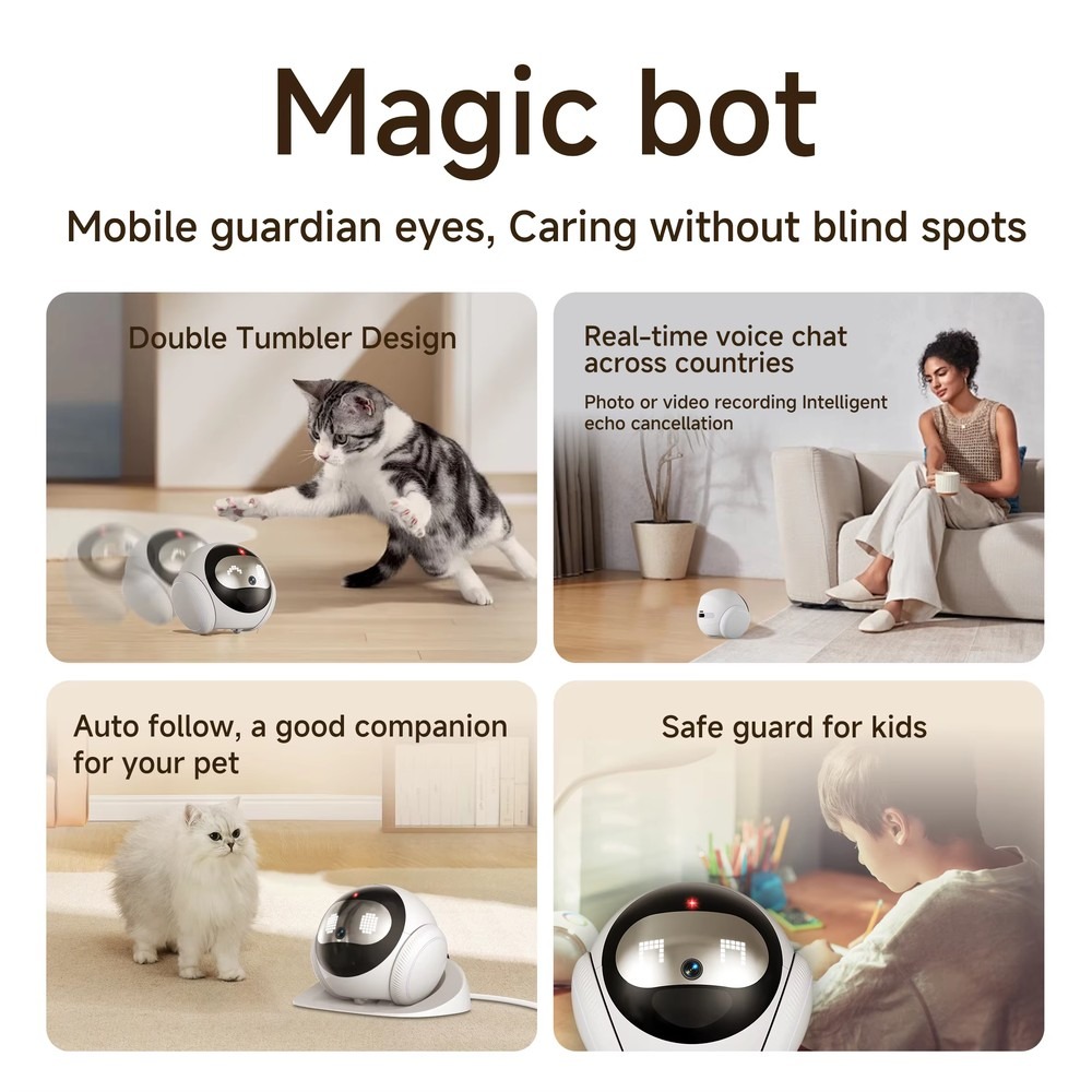 Robot S1 Desain Asli ODM HD, K - Home Security Robots ulasan dan harga