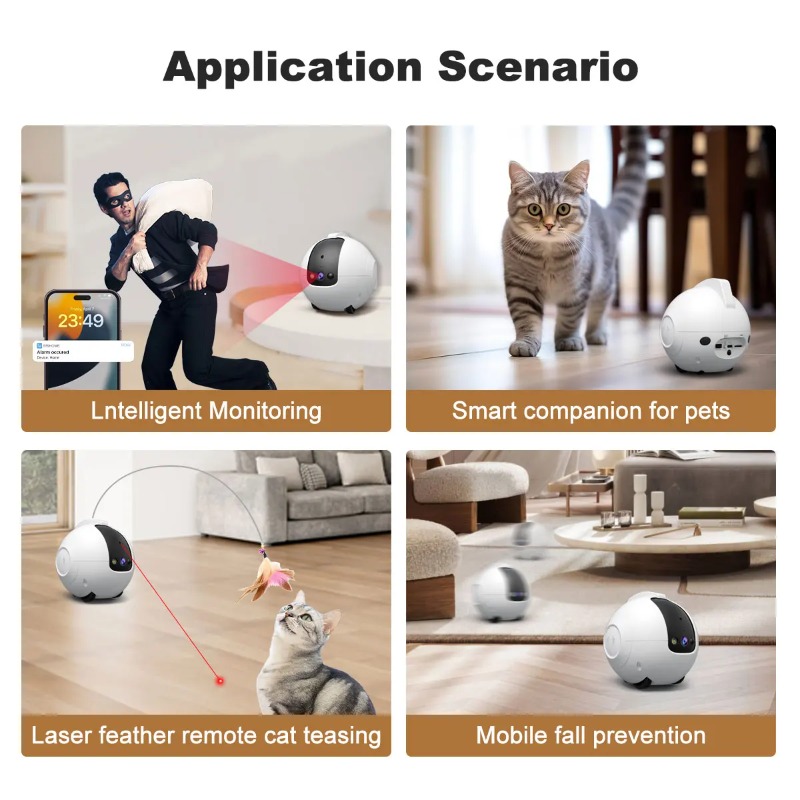 Kamera Pengawas Hewan Pelihara - Home Security Robot ulasan dan harga