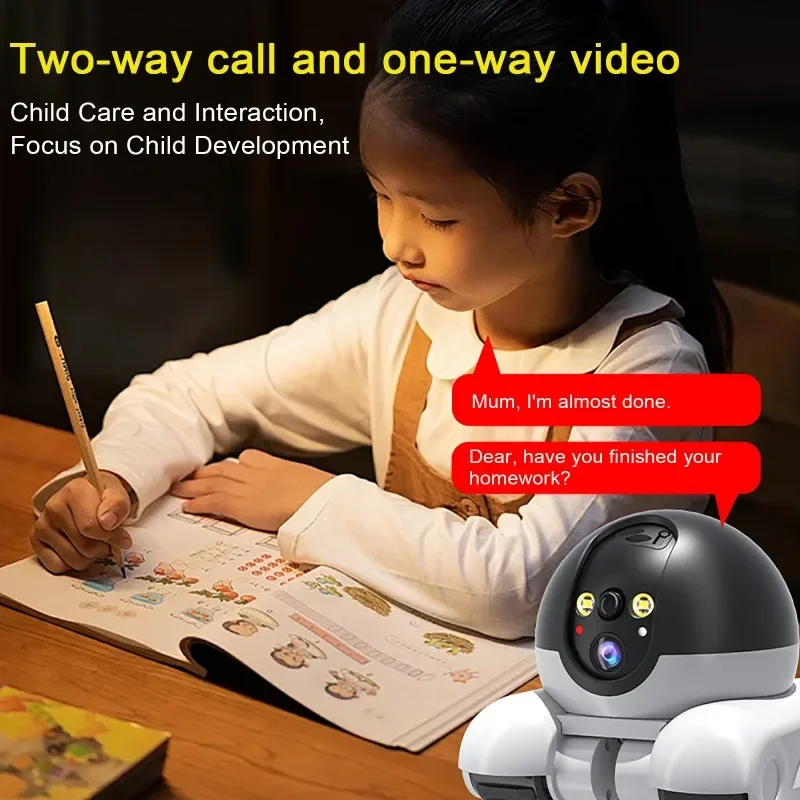 Kamera Robot WIFI 128GB Lensa  - Home Security Robot ulasan dan harga