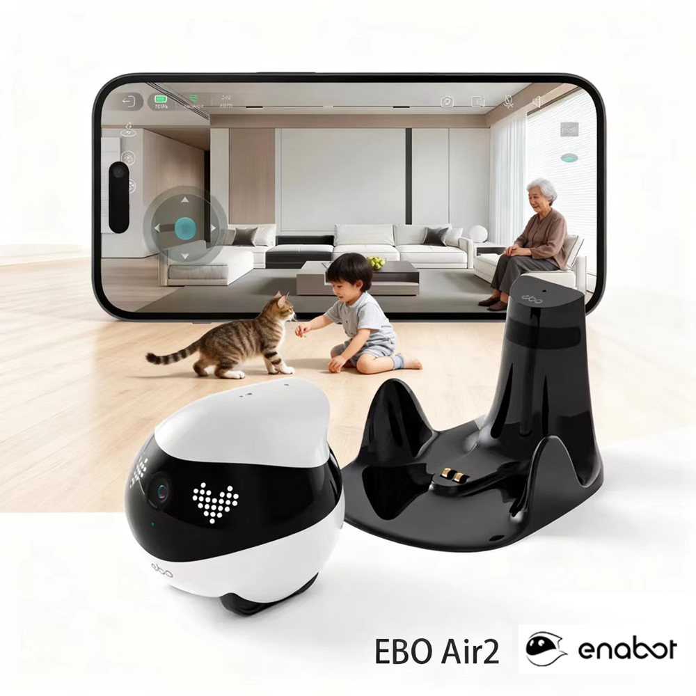 Enabot EBO AIR 2 Robot Pendamp - Home Security Robots ulasan dan harga