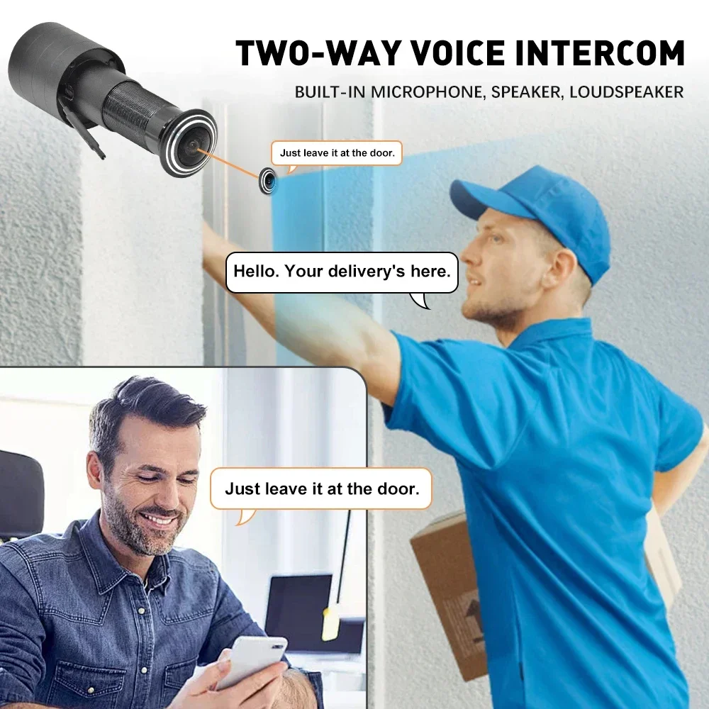 Kamera Pintu 3MP HD 2.4G/5G Wi - Home Security Front Door Camera ulasan dan harga