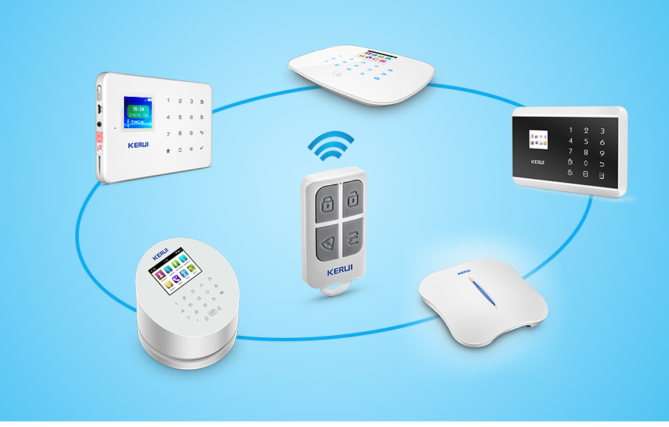 KERUI Gantungan Kunci 4 Tombol - Sim Gsm Alarm ulasan dan harga