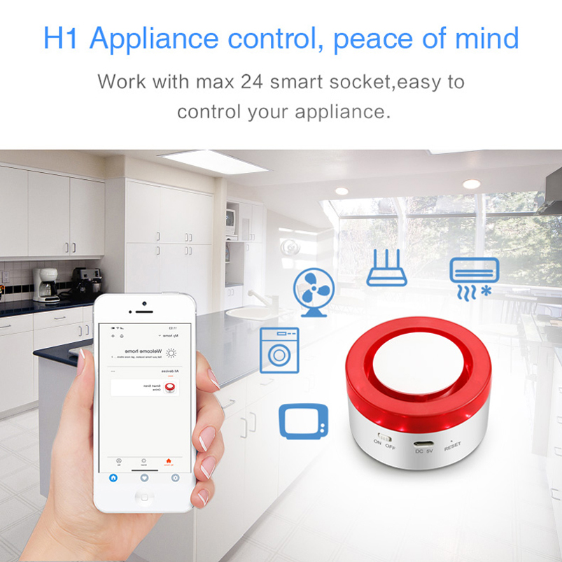 Alarm rumah WiFi Tuya sistem A - Sim Gsm Alarm ulasan dan harga
