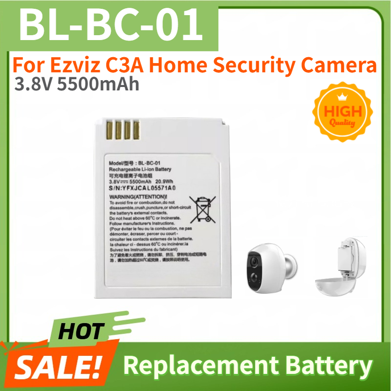 Baterai Berkualitas Tinggi 3,8 - Home Security Battery Replacement ulasan dan harga