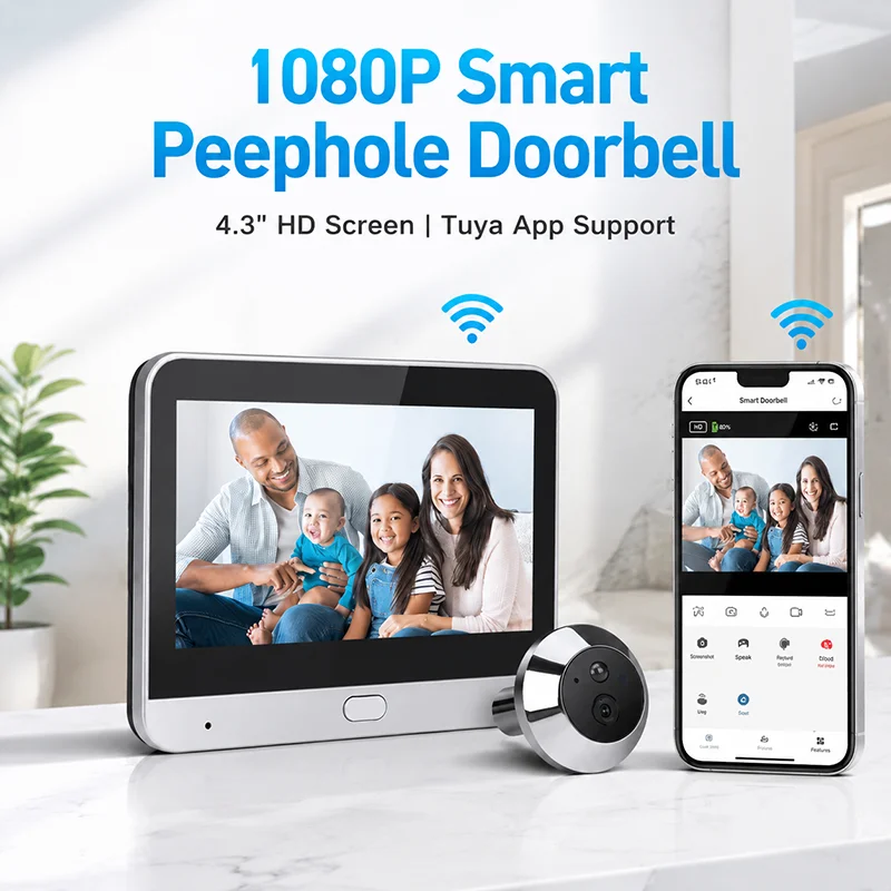 Kamera Pengintai Pintu Digital - Home Security Front Door Camera ulasan dan harga